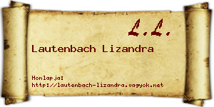 Lautenbach Lizandra névjegykártya